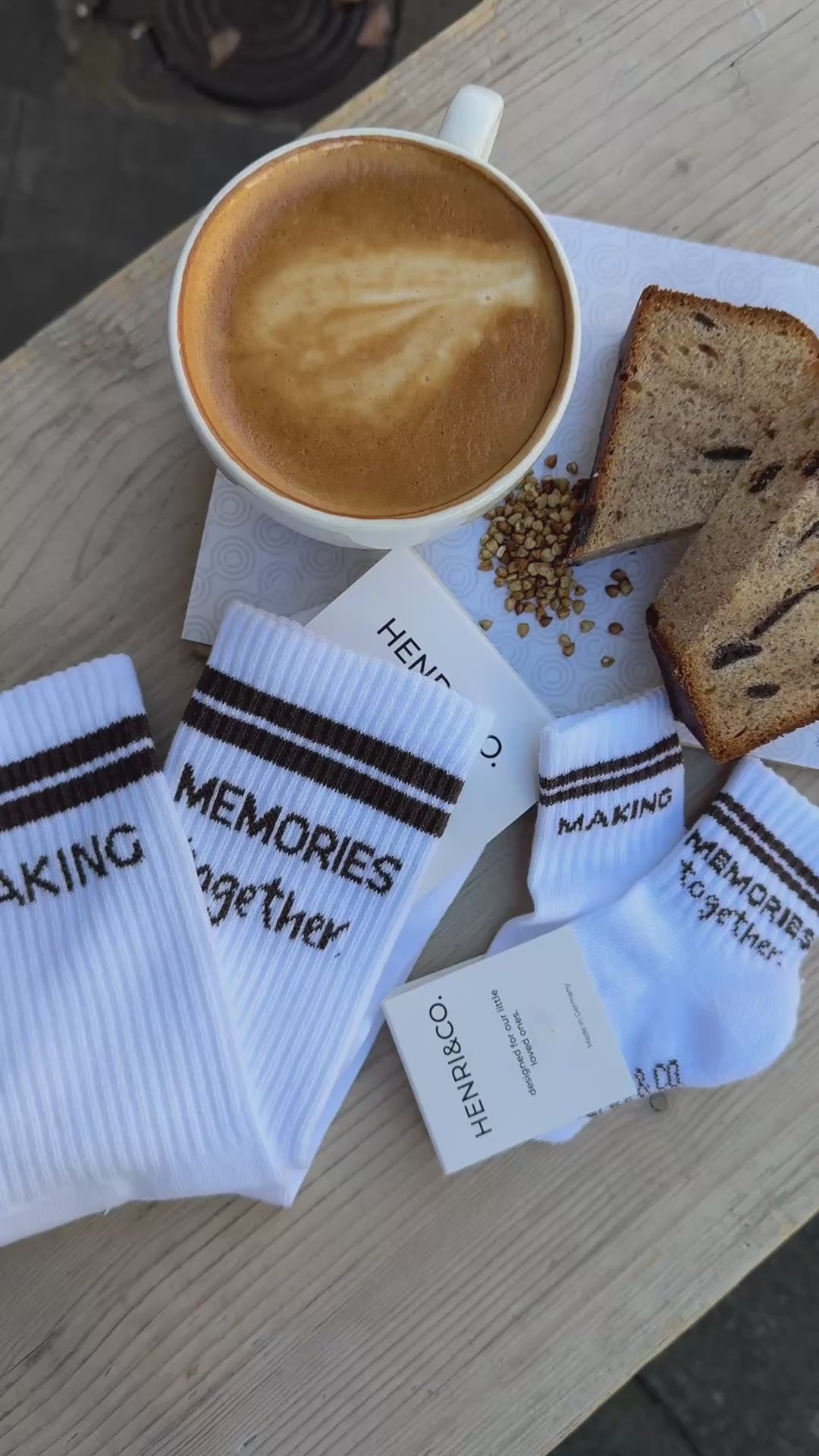 "Making memories together" Socken für Kids
